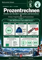 Vorschau - Unterrichtsreihen - Prozentrechnen - Theorieheft und Aufgabenheft - Deckblatt