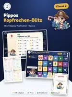 Vorschau - Interaktives Material - Kopfrechen-Adventskalender Klasse 2– 240 Blitz-Aufgaben mit Timer fürs Whiteboard - Deckblatt