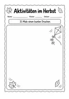 Vorschau - Arbeitsblätter - Aktivitäten im Herbst | Lesetext, Lückentext & kreative Aufgaben | Sachunterricht & Deutsch | Klasse 3–5 - Seite 2