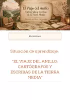 Vista previa - Unidades / Secuencias / Situaciones de Aprendizaje - SDA ÉPICA: El Viaje del Anillo (LOMLOE + DUA) | Lengua, Mates y Arte (3.º y 4.º Primaria) - Portada