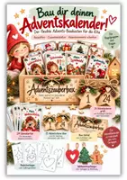 Vorschau - Mal- und Bastelvorlagen - Advents-Baukasten für die Kita – Adventskalender mit 24 Ideenkarten, Adventssternen & Bastelvorlagen - Deckblatt