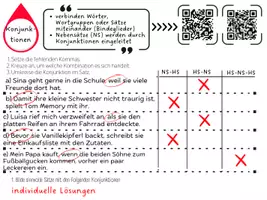 Vorschau - Arbeitsblätter - Wortarten: Konjunktionen erkennen und üben - Seite 1