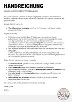Vorschau - Arbeitsblätter - Lesen und malen (Halloween) vierfach differenziert - Seite 2