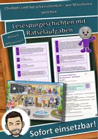 Vorschau - Arbeitsblätter - Chatbots und Sprachassistenten – wie Maschinen sprechen – Lesespurgeschichte mit Rätselaufgaben (Klasse 7) - Deckblatt