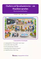 Vorschau - Arbeitsblätter - Chatbots und Sprachassistenten – wie Maschinen sprechen – Lesespurgeschichte mit Rätselaufgaben (Klasse 7) - Seite 1