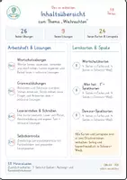 Vorschau - Arbeitsblätter - DaZ-Komplettpaket zum Thema Weihnachten, Wortschatzarbeit, Grammatik, Leseverstehen, Schreiben, Lernkontrolle und spielerische Wiederholung - Seite 1