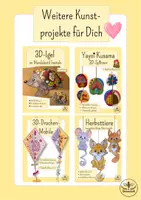 Vorschau - Mal- und Bastelvorlagen - Herbst Kunst - 3D Fledermaus basteln - Kunst Grundschule Halloween - Graphomotorik schulen - Schwungübungen - Kunst und Motorik, Kunst Klasse 1, Kunst Klasse 2, Kunst Halloween - Seite 3