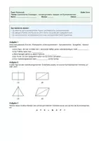 Vorschau - Arbeitsblätter - Mathematik: Geometrische Grundlagen - Achsensymmetrie (Empfehlung Gymnasium Klasse 5) - Deckblatt