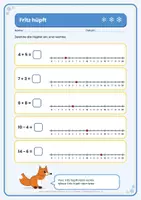 Vorschau - Unterrichtsreihen - Winter Mathe Klasse 1: Gratis-Probeseite (Zahlenraum bis 20) - Seite 2
