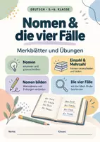 Vorschau - Arbeitsblätter - Nomen & die vier Fälle (mithilfe der Mork - Probe) - Deckblatt
