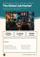 Vorschau - Unterrichtsreihen - Future of Work Englisch Oberstufe | Unterrichtseinheit 17 Seiten mit Lösungen | Statistik, Cartoon, Automation | Abi-Kompass Englisch 27 - Seite 1