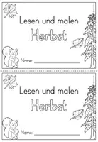 Vorschau - Arbeitsblätter - Lesen und malen: Herbst/Halloween (Kl.2-3) - Seite 3