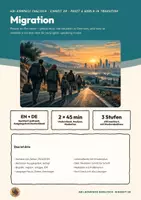 Vorschau - Unterrichtsreihen - Migration Englisch Oberstufe | Unterrichtseinheit 17 Seiten mit Lösungen | Mediation, Global Migration, Refugees | Abi-Kompass Englisch 28 - Seite 1