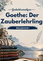 Vorschau - Arbeitsblätter - Goethe: Der Zauberlehrling – Ballade - Deckblatt