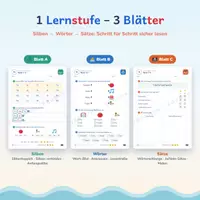 Vorschau - Arbeitsblätter - Pippos Lesestart: Lautgetreue Silben, Wörter und Sätze lesen in 20 Lernstufen + digitaler Lesetrainer (Silbenschrift, Klasse 1) - Seite 2