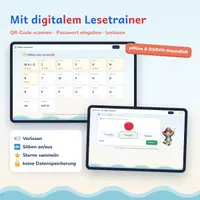 Vorschau - Arbeitsblätter - Pippos Lesestart: Lautgetreue Silben, Wörter und Sätze lesen in 20 Lernstufen + digitaler Lesetrainer (Silbenschrift, Klasse 1) - Seite 3