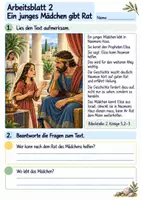 Vorschau - Arbeitsblätter - Naaman wird gesund | Religion Klasse 4 Arbeitsblätter | Evangelische Religionslehre | 10 Arbeitsblätter als PDF - Seite 2