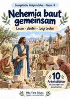 Vorschau - Arbeitsblätter - Nehemia baut gemeinsam | Religion Klasse 4 Arbeitsblätter | Evangelische Religionslehre | 10 Arbeitsblätter als PDF - Deckblatt