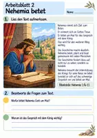 Vorschau - Arbeitsblätter - Nehemia baut gemeinsam | Religion Klasse 4 Arbeitsblätter | Evangelische Religionslehre | 10 Arbeitsblätter als PDF - Seite 2