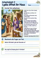 Vorschau - Arbeitsblätter - Paulus und Silas – Gott gibt Mut | Religion Klasse 4 Arbeitsblätter | Evangelische Religionslehre | 10 Arbeitsblätter als PDF - Seite 2