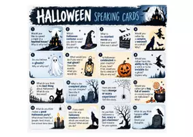 Vorschau - Bildkarten - Halloween - Speaking cards - Seite 1