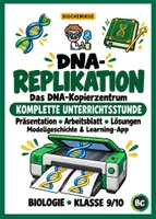Vorschau - Stundenentwürfe - DNA-Replikation - Unterrichtsstunde Sek I mit Präsentation und Arbeitsblatt - Deckblatt