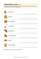 Vorschau - Arbeitsblätter - Rätsel Herbst & Halloween, DaZ, A1/ A2 differenziert - Seite 3