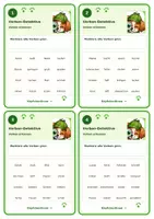 Vorschau - Aufgabenkarten - Verben-Detektive – 40 Aufgabenkarten für die 4. Klasse - Seite 1