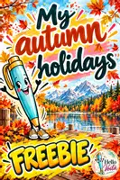 Vorschau - Arbeitsblätter - 🍂 FREEBIE – My autumn holidays | Englisch nach den Herbstferien - Deckblatt