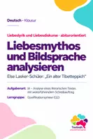 Vorschau - Arbeitsblätter - Klausur Gedichtanalyse Q2: Else Lasker-Schüler „Ein alter Tibetteppich“ – expressionistische Liebeslyrik - Deckblatt