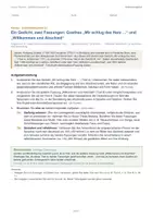 Vorschau - Arbeitsblätter - Klausur Gedichtvergleich Q2: Goethe „Willkommen und Abschied“ – zwei Fassungen im Vergleich, Sturm und Drang und Klassik - Seite 2