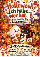 Vorschau - Spiele - Ich habe-wer hat? Halloween differenziert - Deckblatt