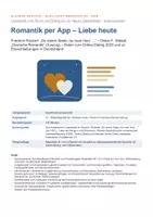 Vorschau - Arbeitsblätter - Klausur materialgestütztes Schreiben Q2: „Romantik per App?“ – romantisches Liebesideal und Online-Dating, Kommentar - Seite 1
