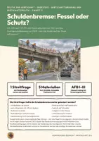 Vorschau - Unterrichtsreihen - Schuldenbremse Wirtschaft Oberstufe | Unterrichtseinheit 17 Seiten mit Lösungen | Karikatur, BVerfG-Urteil 2023, Reform 2025 | Kontrovers gedacht 2.3 - Seite 1