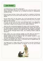 Vorschau - Arbeitsblätter - Jane Goodall - Text der Woche - Deckblatt
