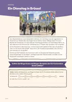 Vorschau - Unterrichtsreihen - EU-Institutionen Politik Oberstufe | Unterrichtseinheit 17 Seiten mit Lösungen | Parlament, Rat, Kommission, Klausurtraining | Kontrovers gedacht 4.1 - Seite 3