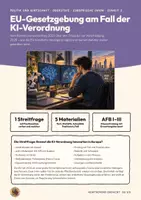 Vorschau - Unterrichtsreihen - KI-Verordnung EU-Gesetzgebung Politik Oberstufe | Unterrichtseinheit 17 Seiten mit Lösungen | AI Act, Trilog, Politikzyklus, Klausurtraining | Kontrovers gedacht 4.2 - Seite 1