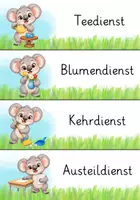 Vorschau - Lehrpläne/Lehrermaterial - Klassendienste Koalaklasse - Seite 1