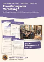 Vorschau - Unterrichtsreihen - EU-Erweiterung Politik Oberstufe | Unterrichtseinheit 17 Seiten mit Lösungen | Kopenhagener Kriterien, Beitritt 2026, Szenariotechnik | Kontrovers gedacht 4.5 - Deckblatt