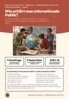Vorschau - Unterrichtsreihen - Theorien internationale Politik Oberstufe | Unterrichtseinheit 17 Seiten mit Lösungen | Realismus, Liberalismus, Konstruktivismus | Kontrovers gedacht 5.1 - Seite 1