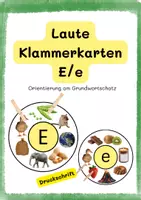 Vorschau - Spiele - Lautrad E/e - Klammerkarte Druckschrift - Deckblatt