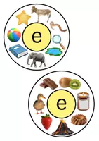 Vorschau - Spiele - Lautrad E/e - Klammerkarte Druckschrift - Seite 2