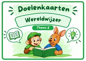 Voorbeeld - Doelenkaarten - Wereldwijzer - Thema 2 - Voorblad