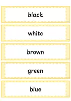 Vorschau - Präsentationen/Tafelbilder - Colours - Flashcards - Englisch - Seite 3