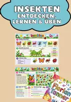 Vorschau - Arbeitsblätter - Insekten | Sachunterricht 1. & 2. Klasse - Deckblatt