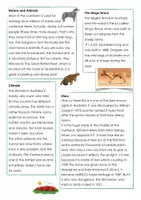 Vorschau - Arbeitsblätter - Australia Fact Files Reading - Seite 3