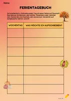 Vorschau - Arbeitsblätter - Ferientagebuch deutsch / Tagebuch schreiben DaZ - Seite 2
