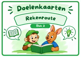 Voorbeeld - Doelenkaarten - Rekenroute - Blok 3 - Voorblad