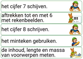 Voorbeeld - Doelenkaarten - Rekenroute - Blok 3 - Pagina 1