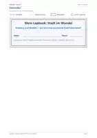 Vorschau - Anderer Materialtyp - Erdkunde: Lapbook - Stadtentwicklung - Seite 1